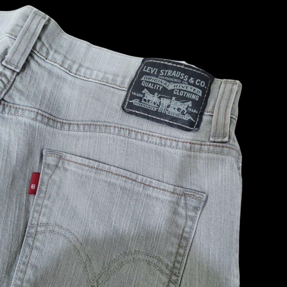 Levi's 511 Skinny Grey Jeans Size: 34x 32 - Picture 7 of 9